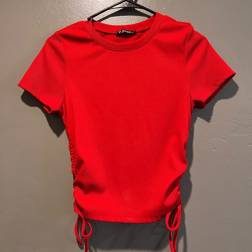 Ruched crop top
